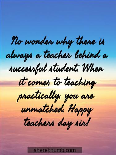 thank you for your teachers day wishes